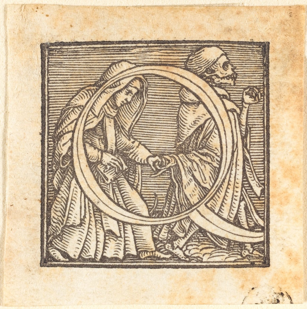 Bokstaven Q. av Hans Holbein der Jüngere