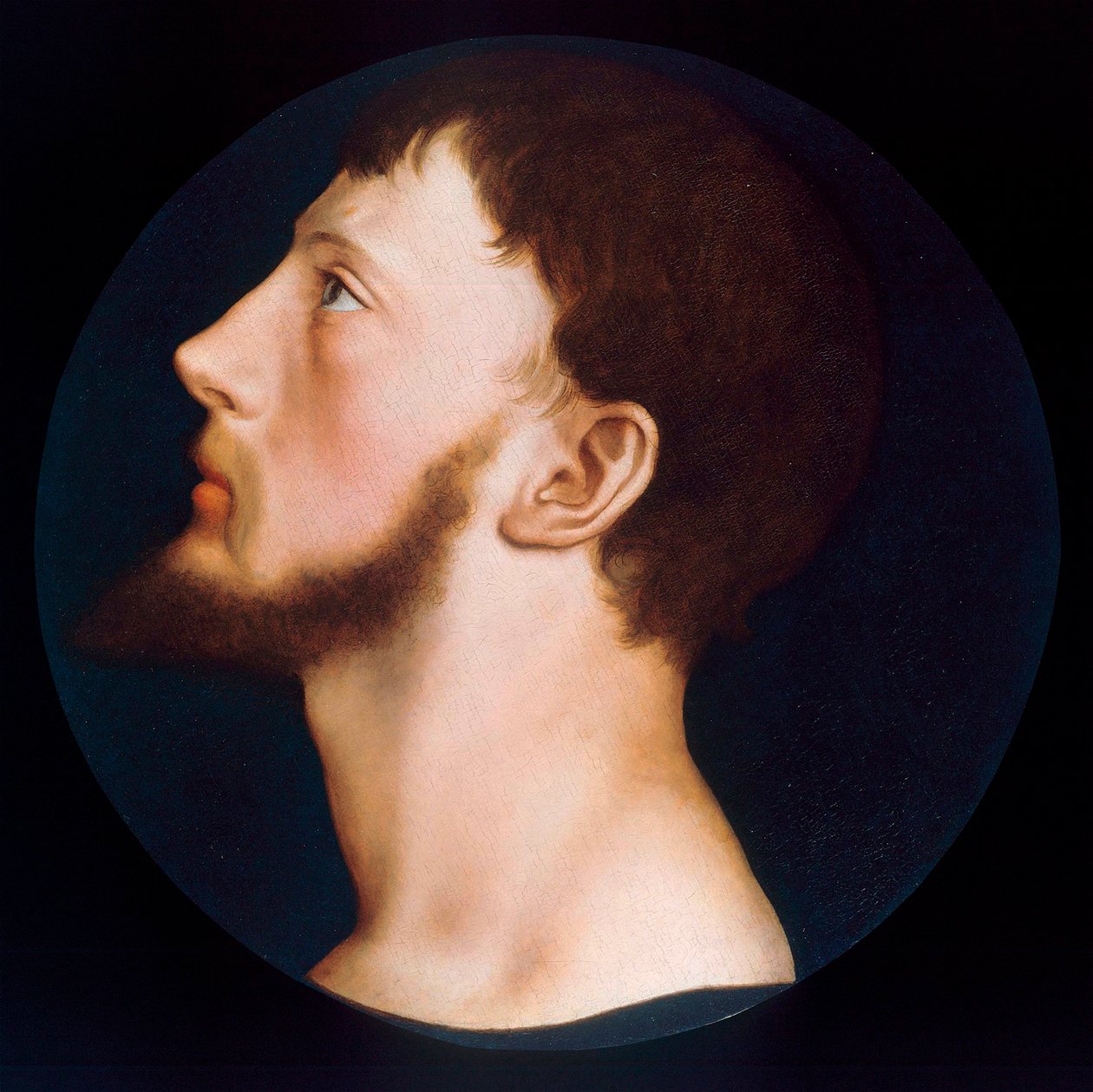 ""Porträtt av Thomas Wyatt den yngre (1521-1554) ledare för den så kallade Wyatt Revolt-målningen av Hans Holbein den yngre (1497-1543) ca 1541 Privat samling av Hans Holbein der Jüngere