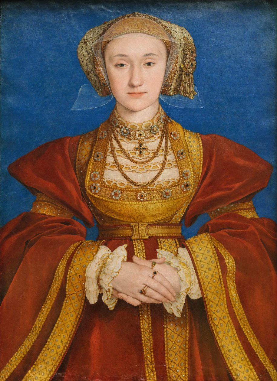 Porträtt av Anne av Kleve av Hans Holbein the Younger