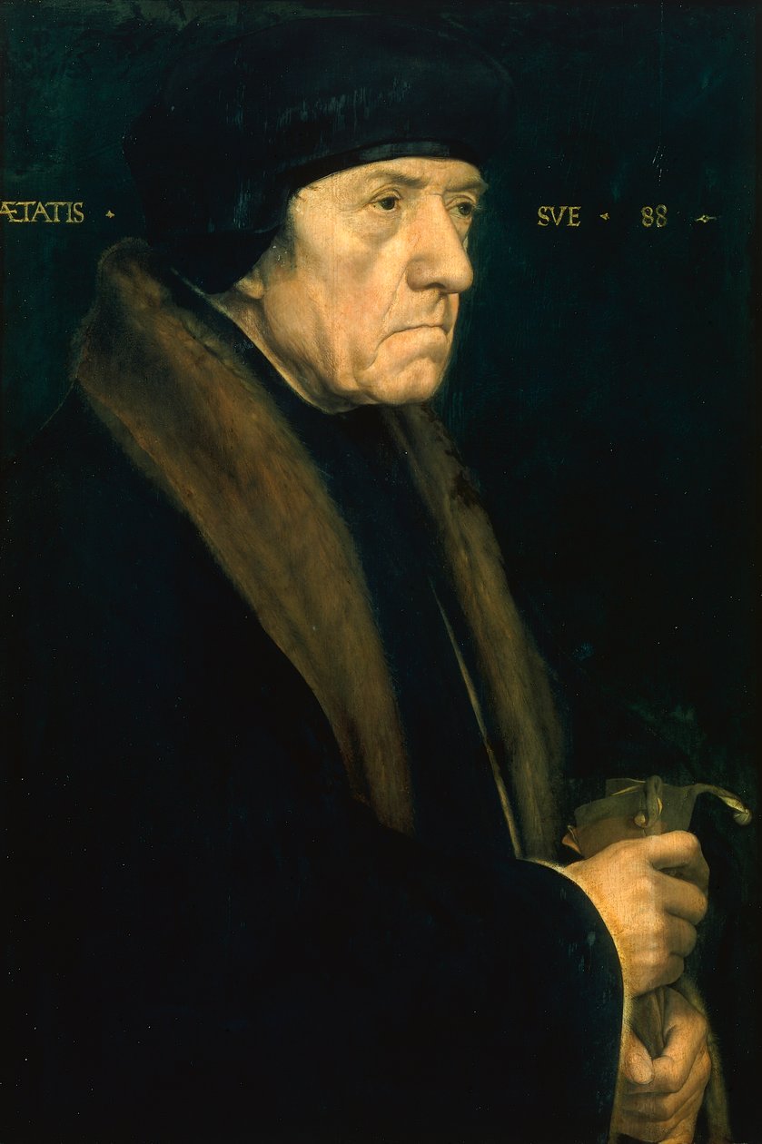 Porträtt av Dr John Chambers, ca 1543 (olja och tempera på panel) av Hans Holbein der Jüngere