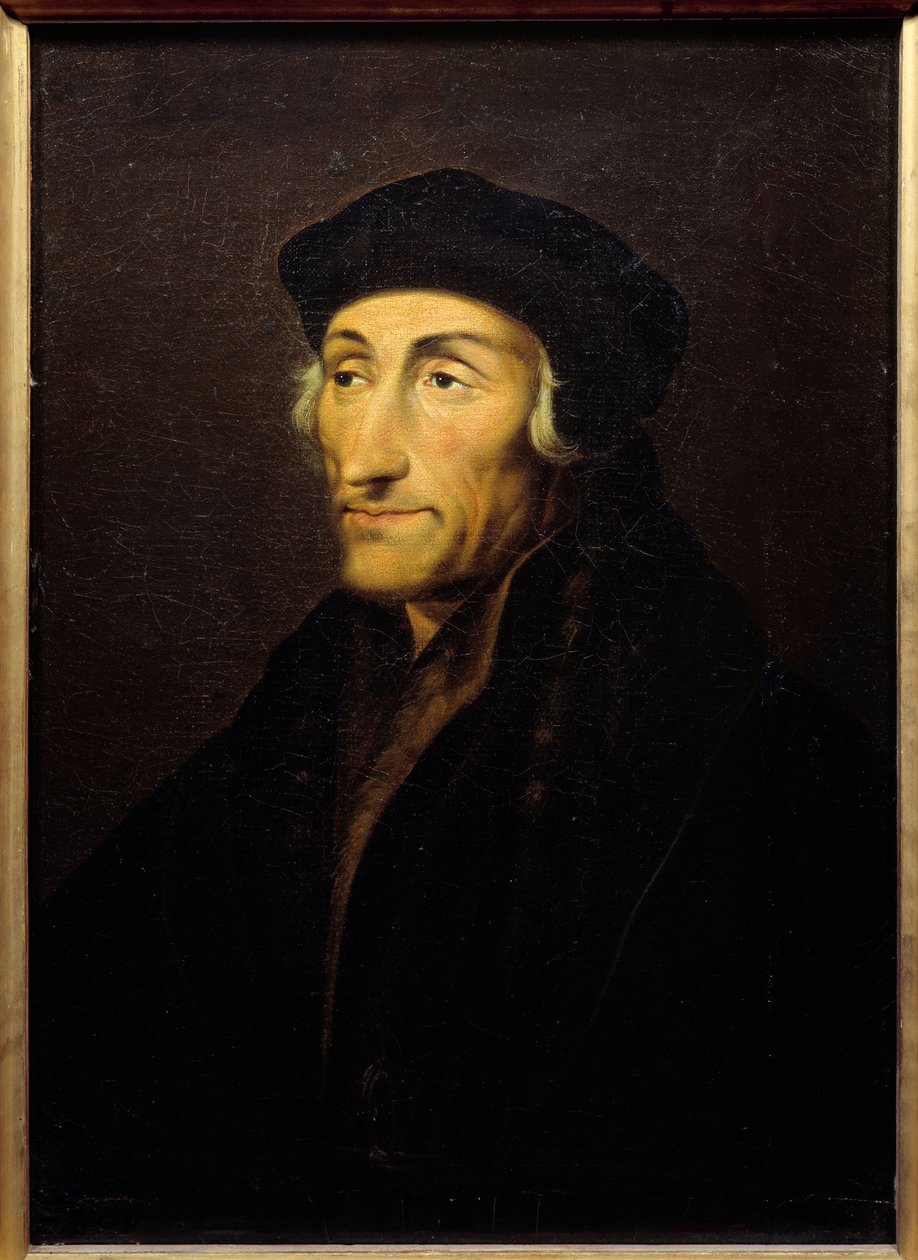 Porträtt av Erasmus av Rotterdam (Desiderius Erasmus Rotterdamus av Hans Holbein der Jüngere