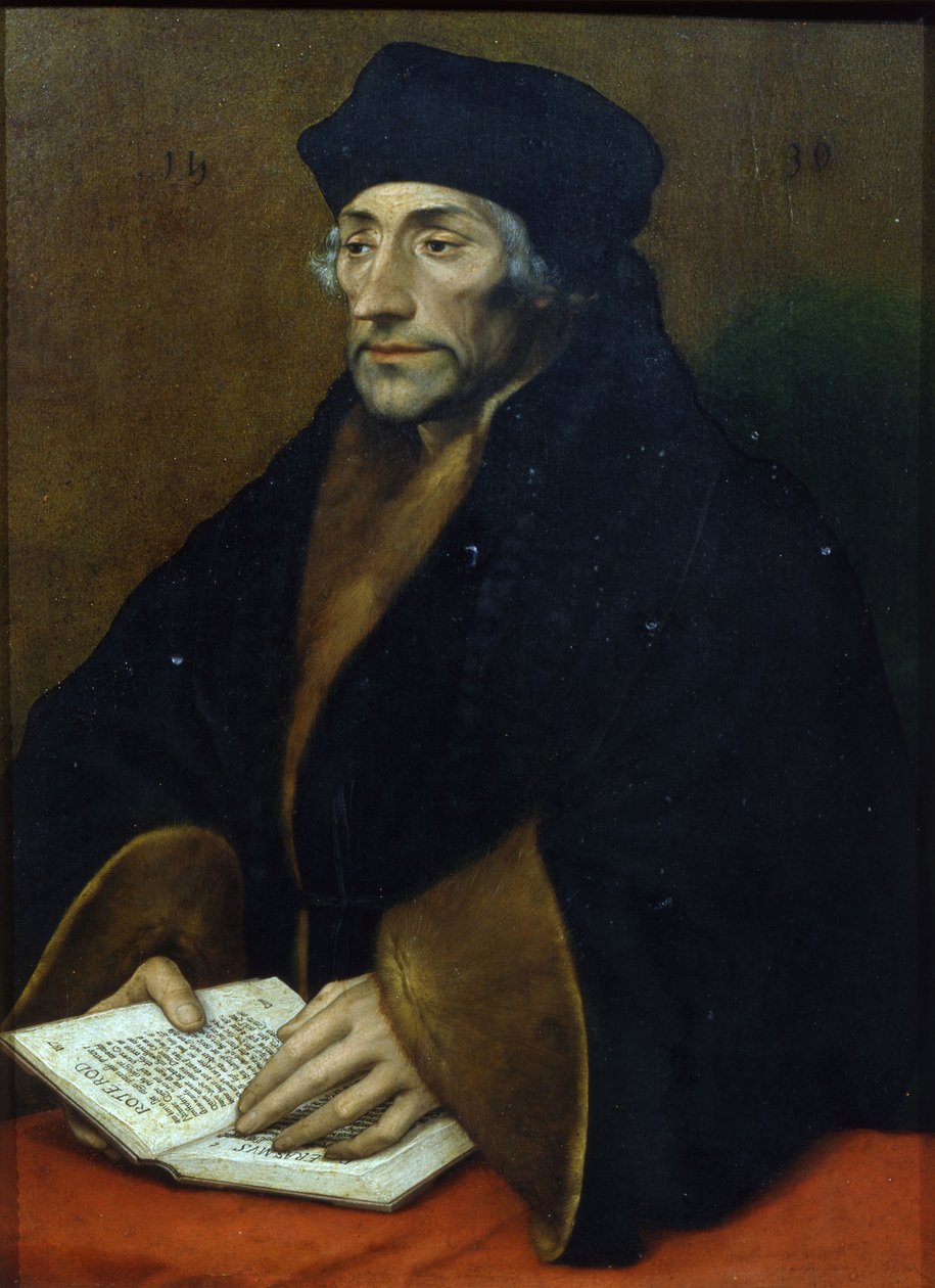 Porträtt av Erasmus av Rotterdam 1467-1536, 1530 av Hans Holbein der Jüngere