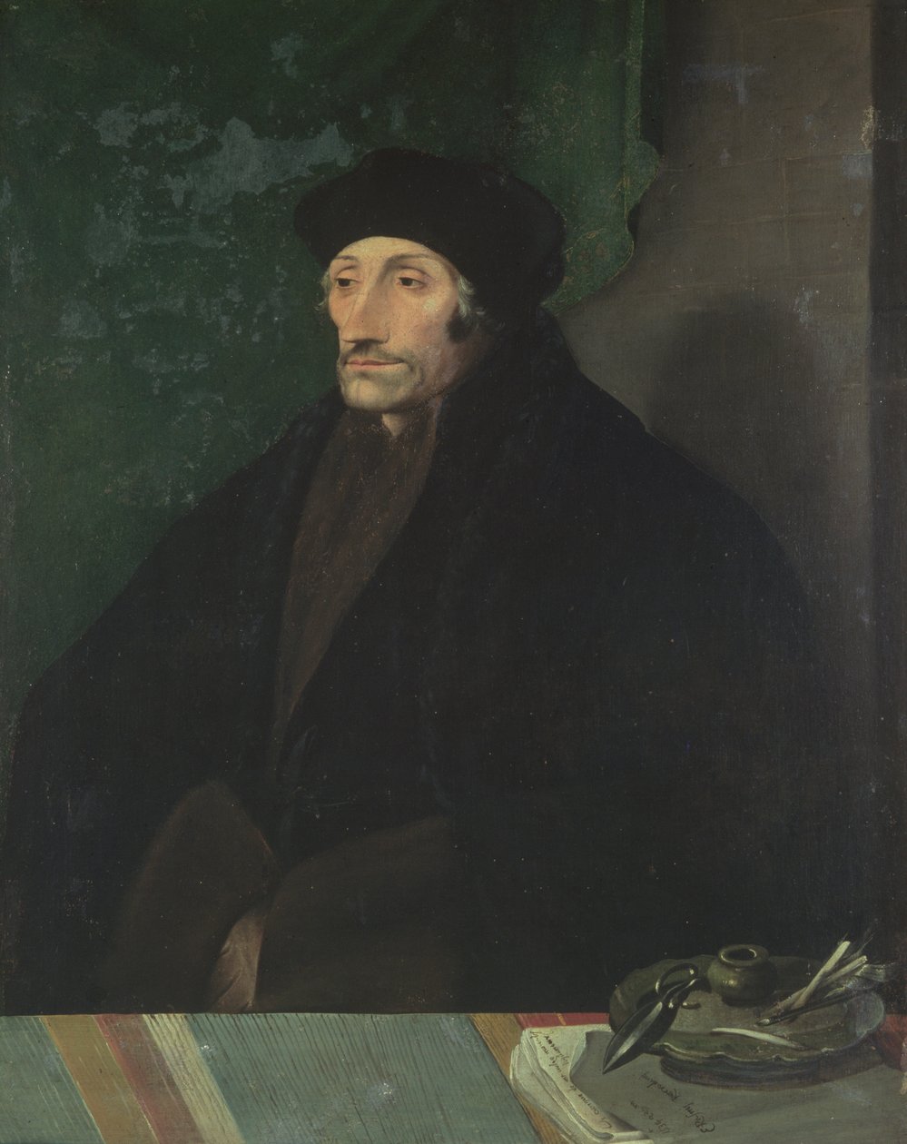 Porträtt av Erasmus av Rotterdam, ca 1530 (målning) av Hans Holbein der Jüngere