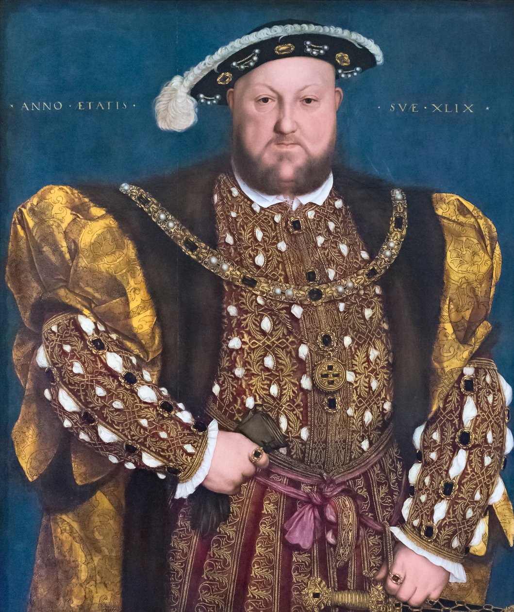 Porträtt av Henrik VIII av Hans Holbein der Jüngere