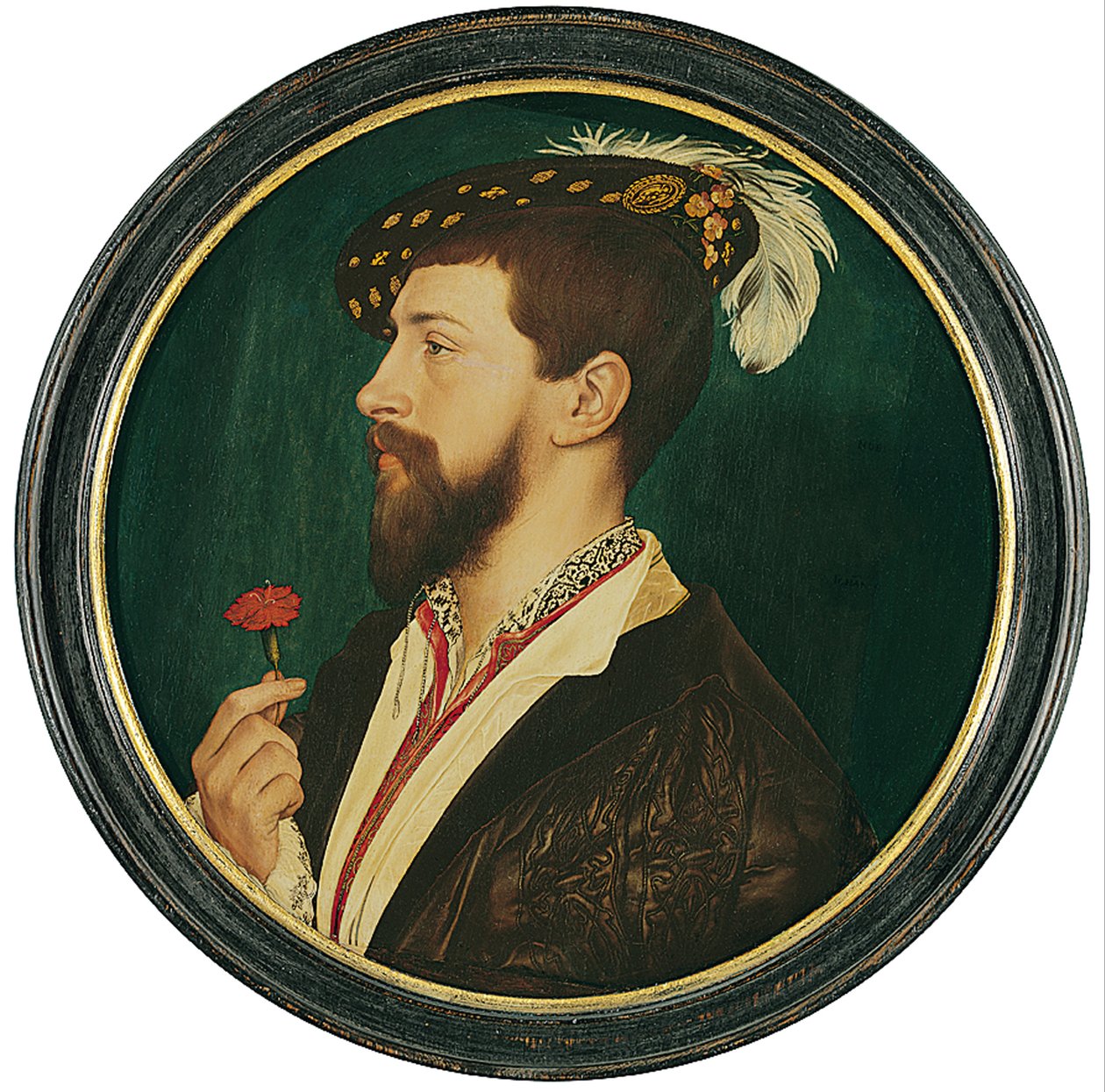 Porträtt av Simon George av Cornwall av Hans Holbein der Jüngere