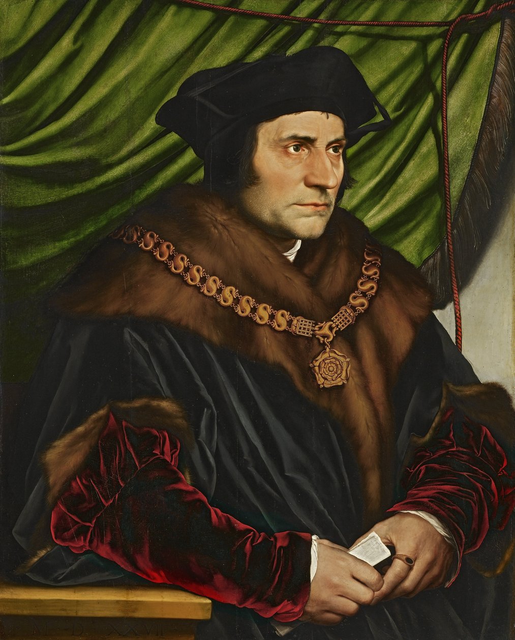 Porträtt av Sir Thomas More av Hans Holbein the Younger