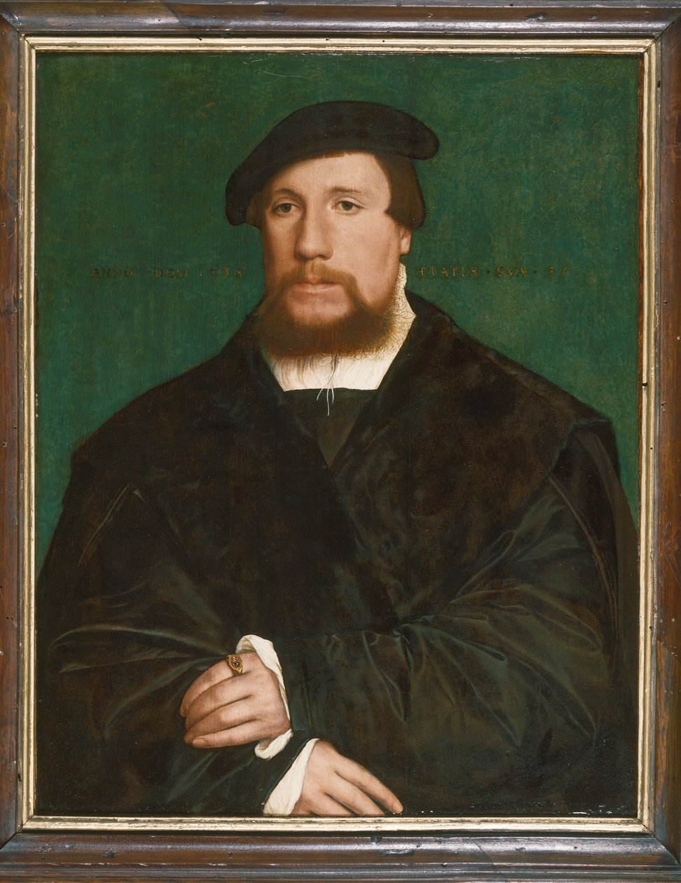 Porträtt av en hansaköpman av Hans Holbein the Younger