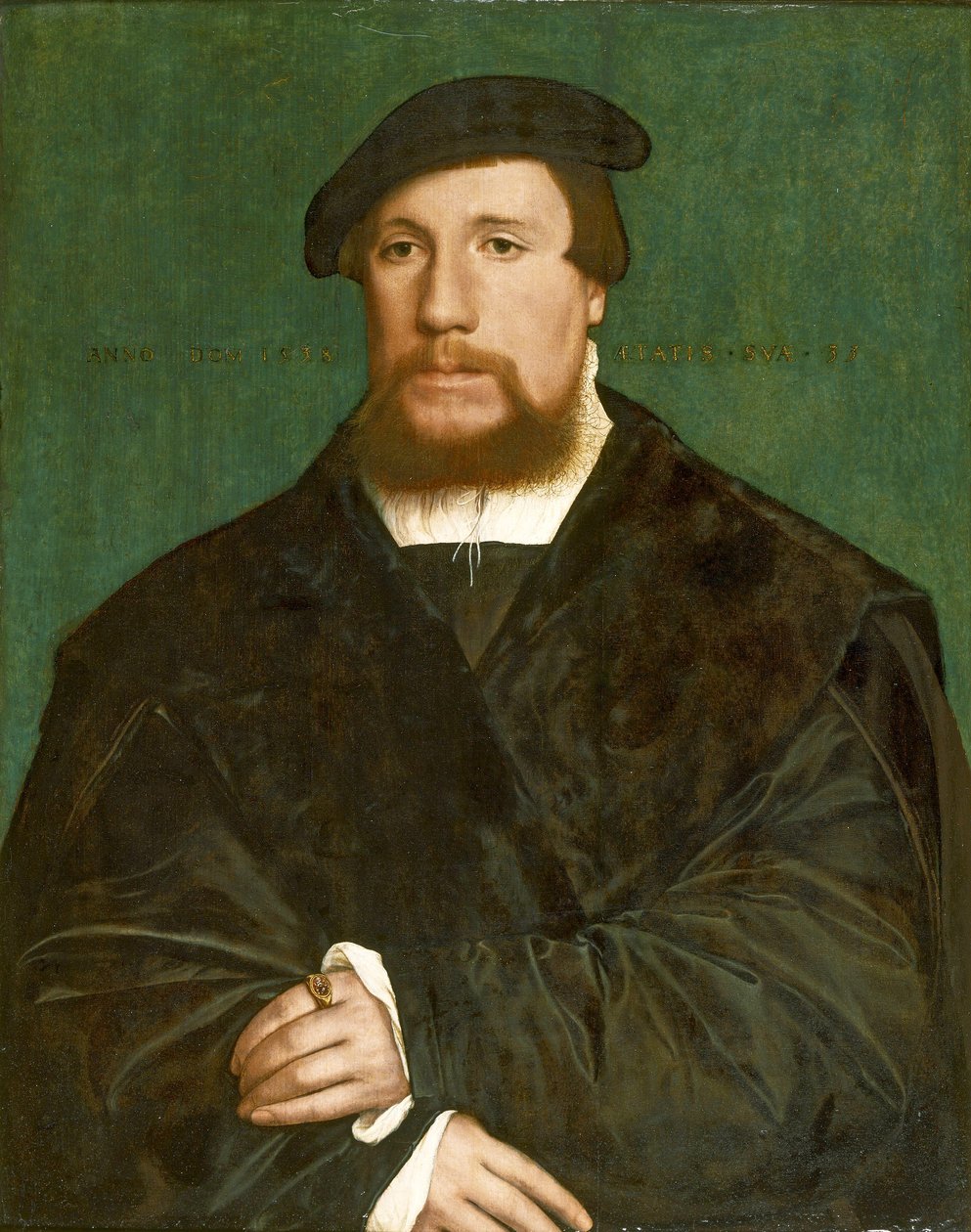 Porträtt av en hanseatisk köpman, 1538 av Hans Holbein der Jüngere