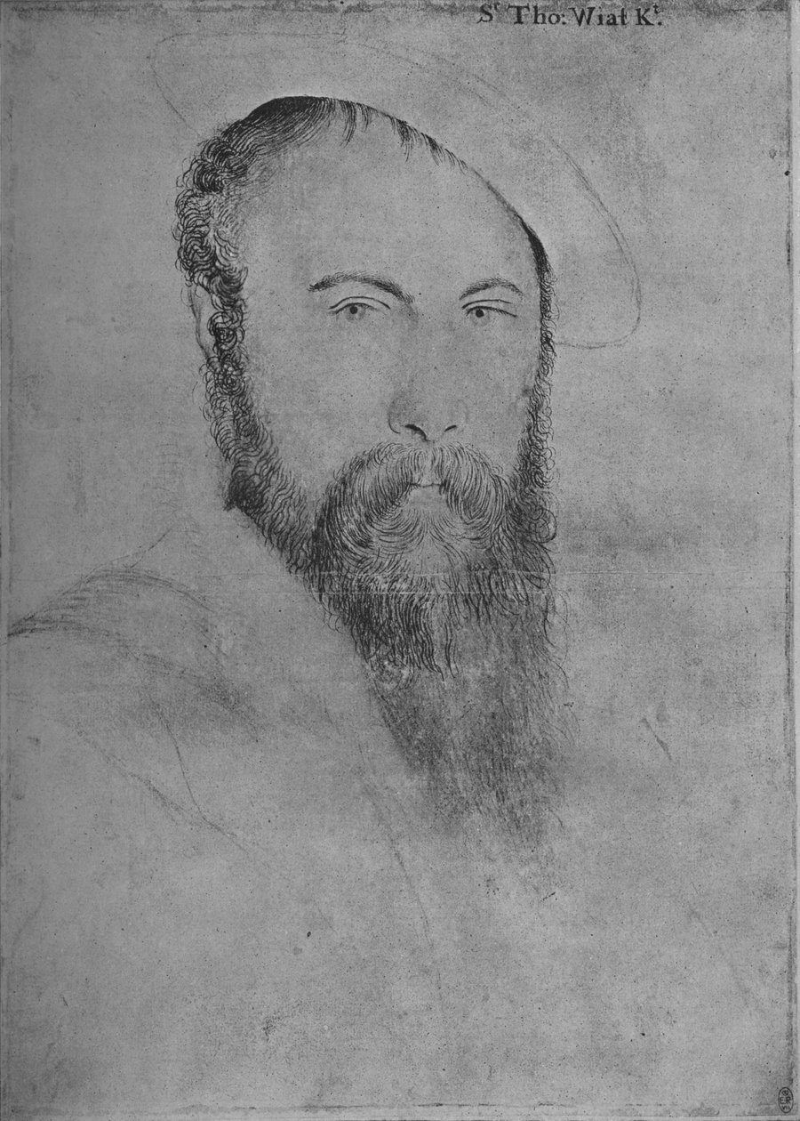 Sir Thomas Wyatt Copy, c1535-1553 1945 av Hans Holbein der Jüngere