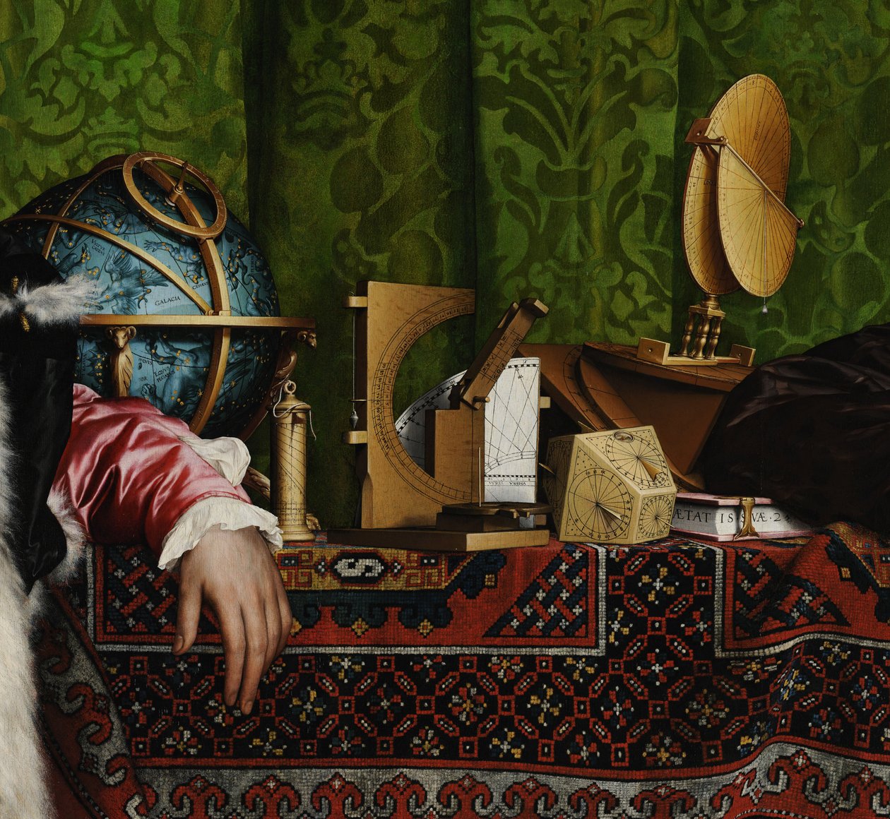 Ambassadörsdetaljen, 1533 av Hans Holbein der Jüngere