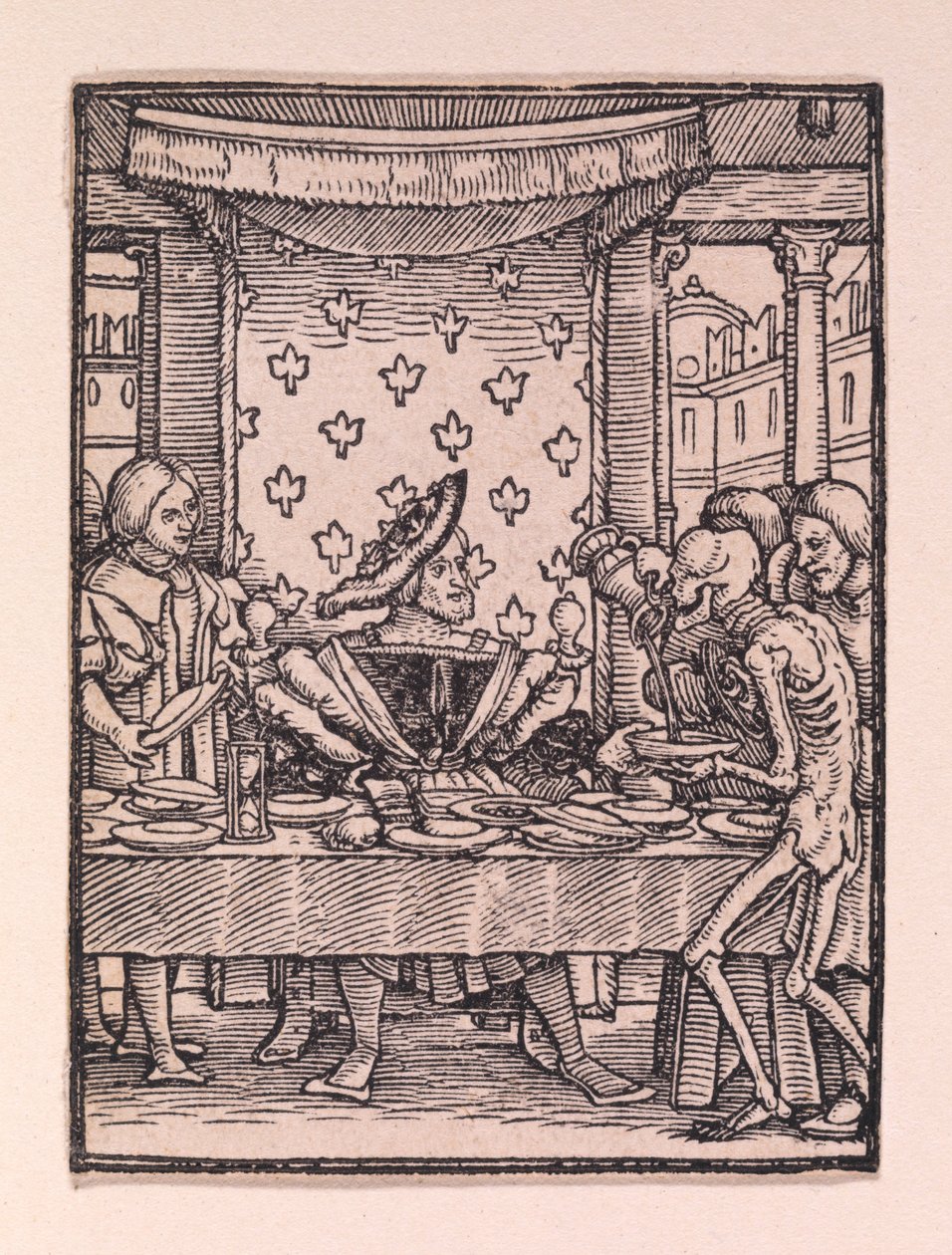 Den rike mannen, ur "Dödsdansen" av Hans Holbein the Younger
