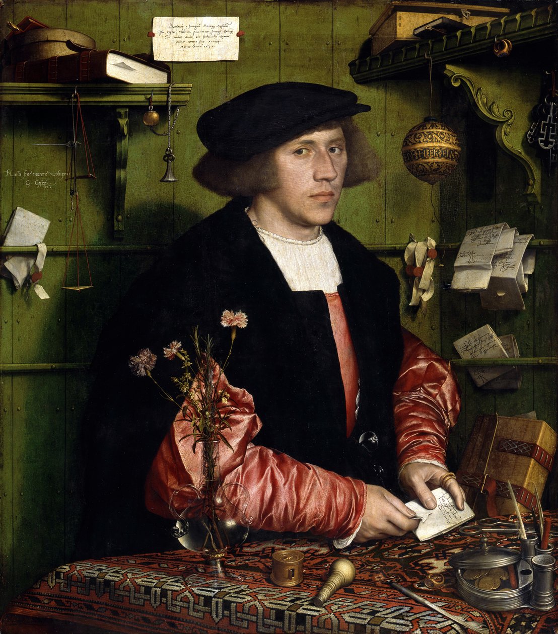 Köpmannen George Gisze (1497-1562) av Hans Holbein the Younger