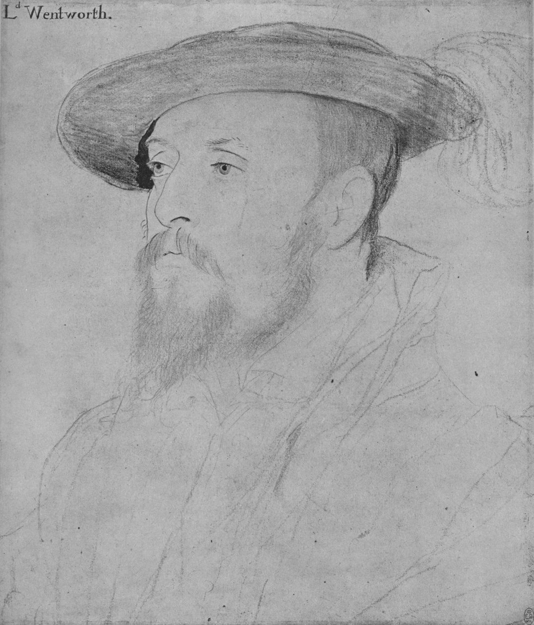 Thomas, Baron Wentworth, c1532-1543 1945 av Hans Holbein der Jüngere