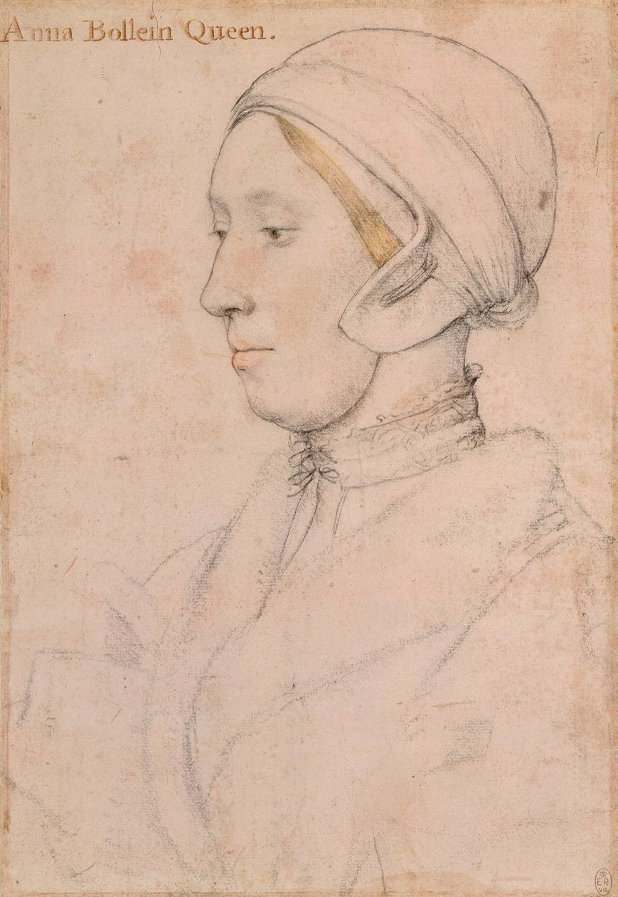 Okänd Lady Anne Boleyn, 1536 av Hans Holbein der Jüngere