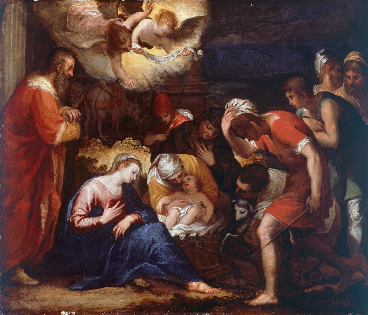 Nativity av Hans I or Johann Rottenhammer