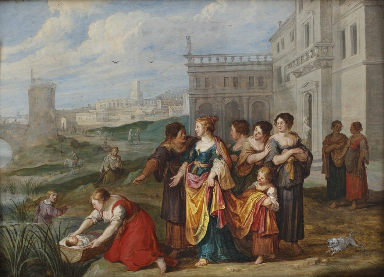Upptäckten av Moses av Hans Jordaens III