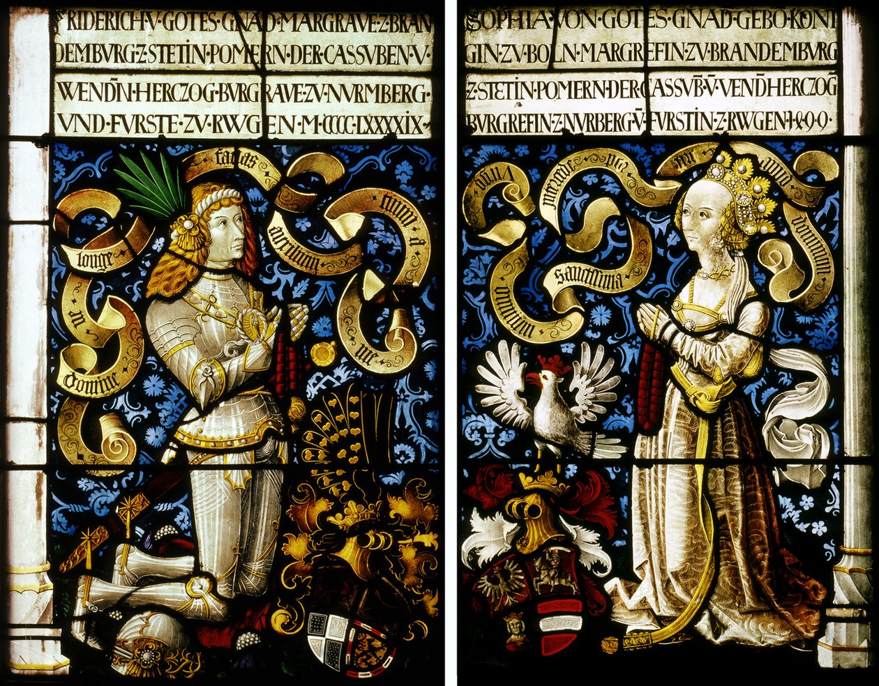 Markgreve Fredrik av Brandenburg-Ansbach 1460–1536 och hans hustru Sophia Jagiellon 1464–1512, 149 av Hans Kamberger