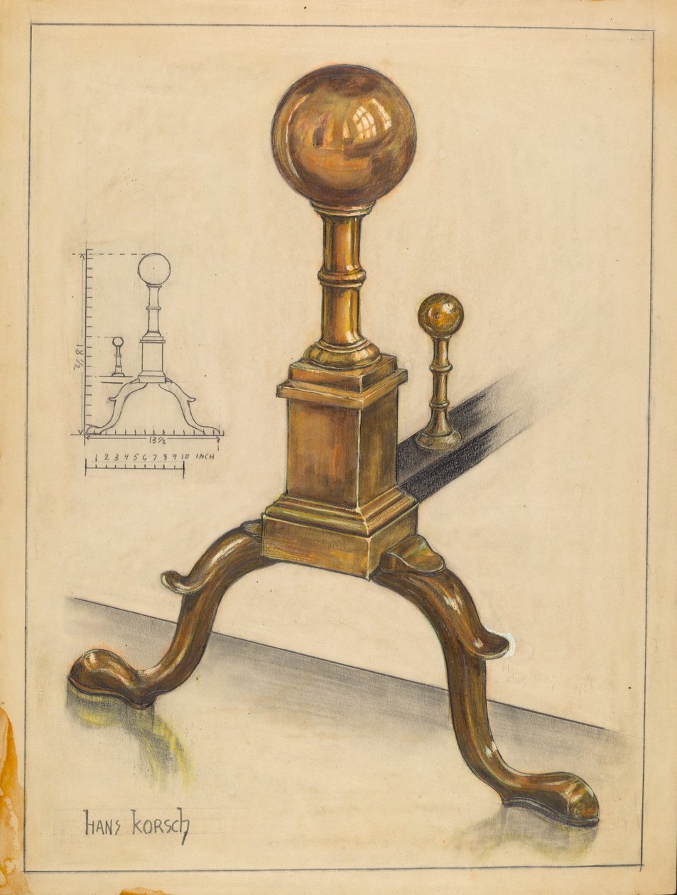 Andiron av Hans Korsch