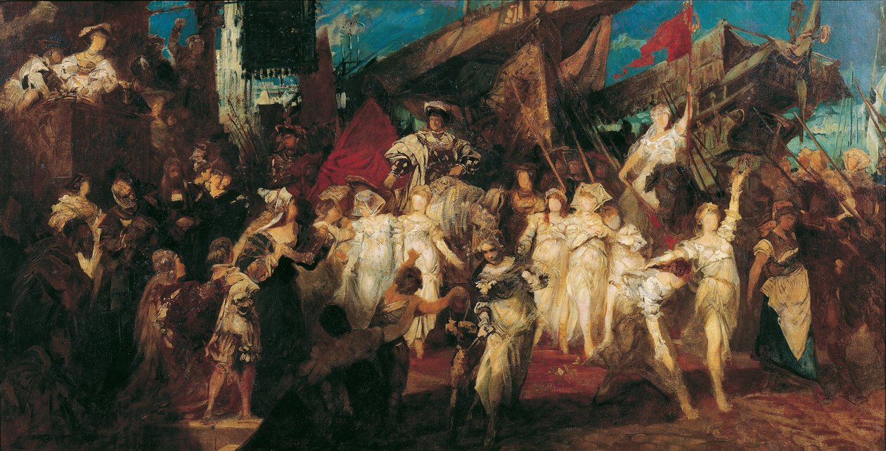 Karl V:s intåg i Antwerpen av Hans Makart
