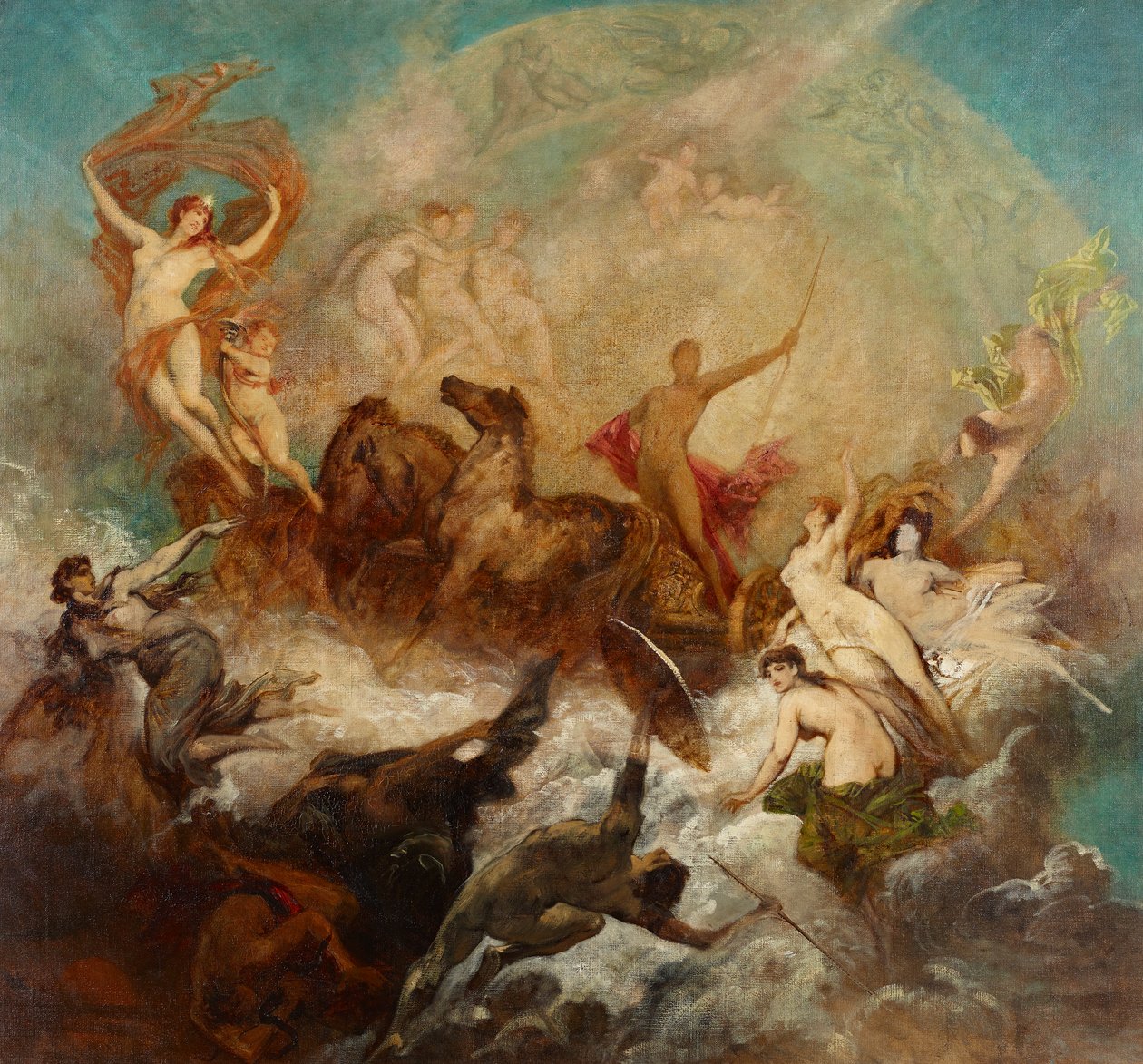 Ljusets seger över mörkret av Hans Makart