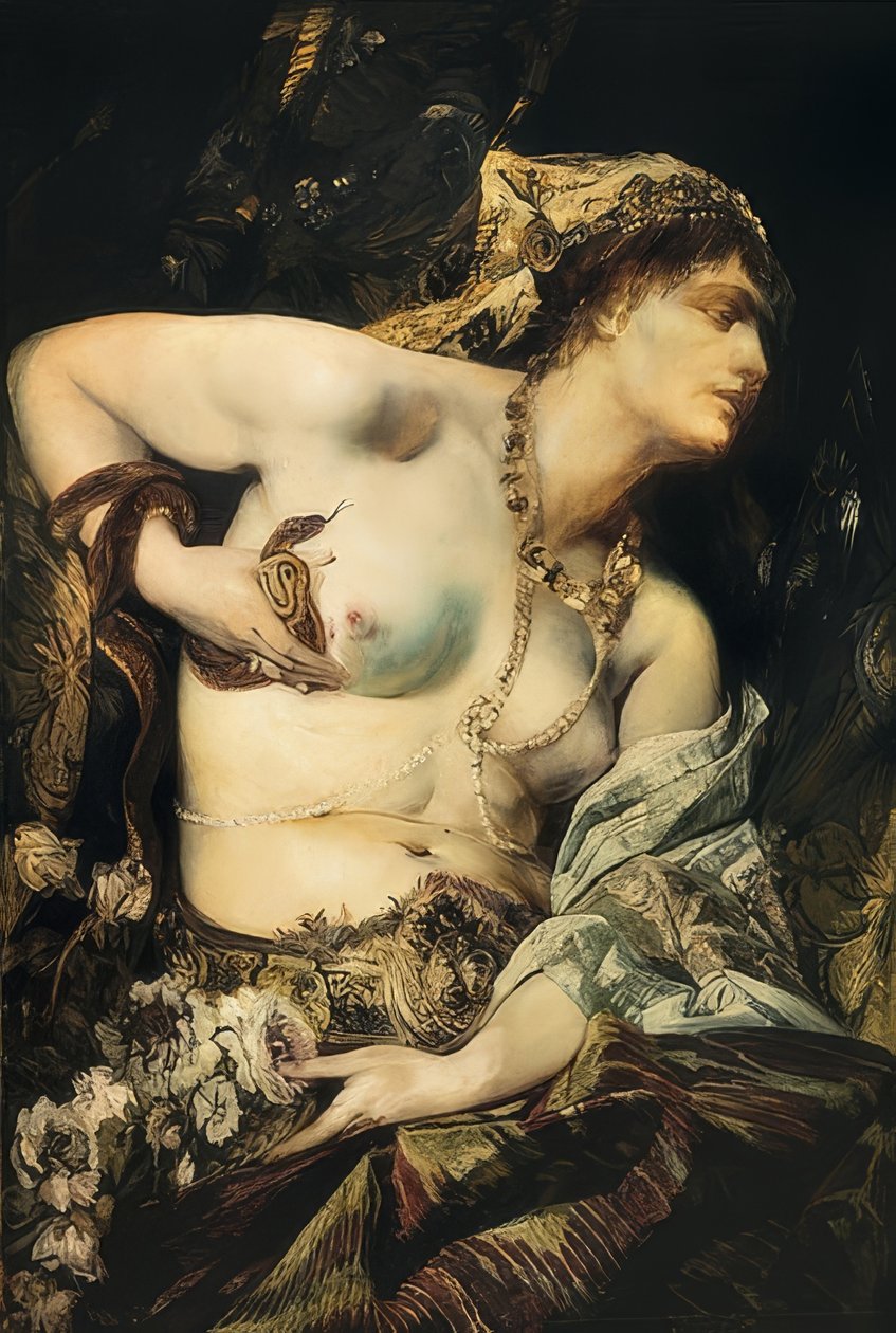 Kleopatras död. 1875 av Hans Makart