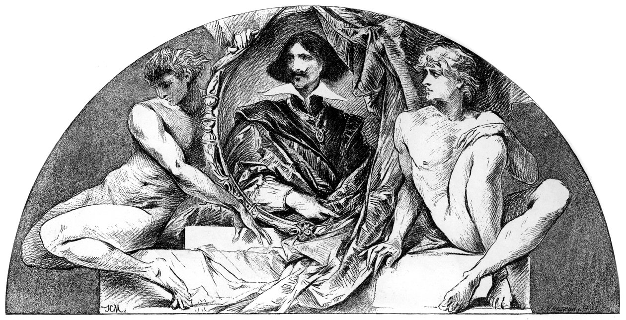 Diego Velazquez, spansk konstnär, c1880-1882 av Hans Makart