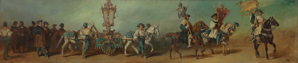 Förslag till festtåget 1879 - Bleckslagare av Hans Makart