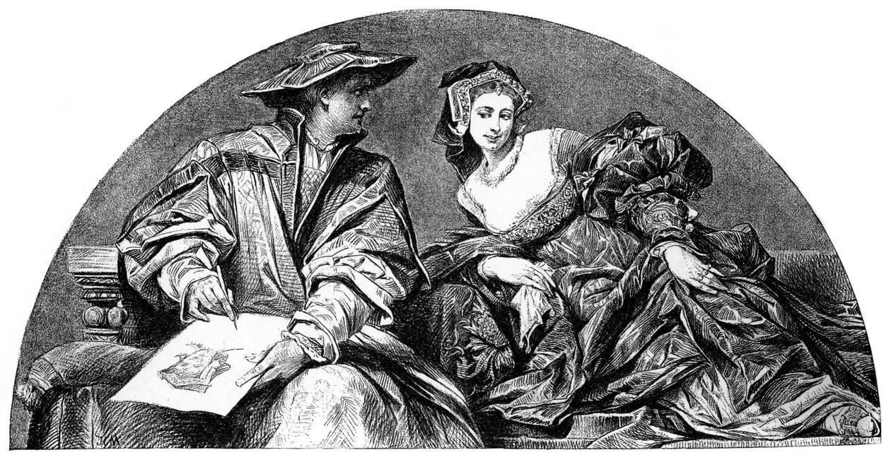 Hans Holbein, tysk konstnär, c1880-1882 av Hans Makart