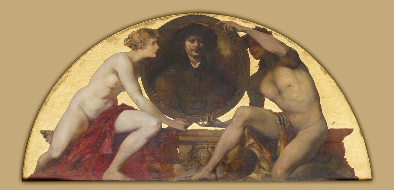 Rembrandt Harmenszoon van Rijn av Hans Makart