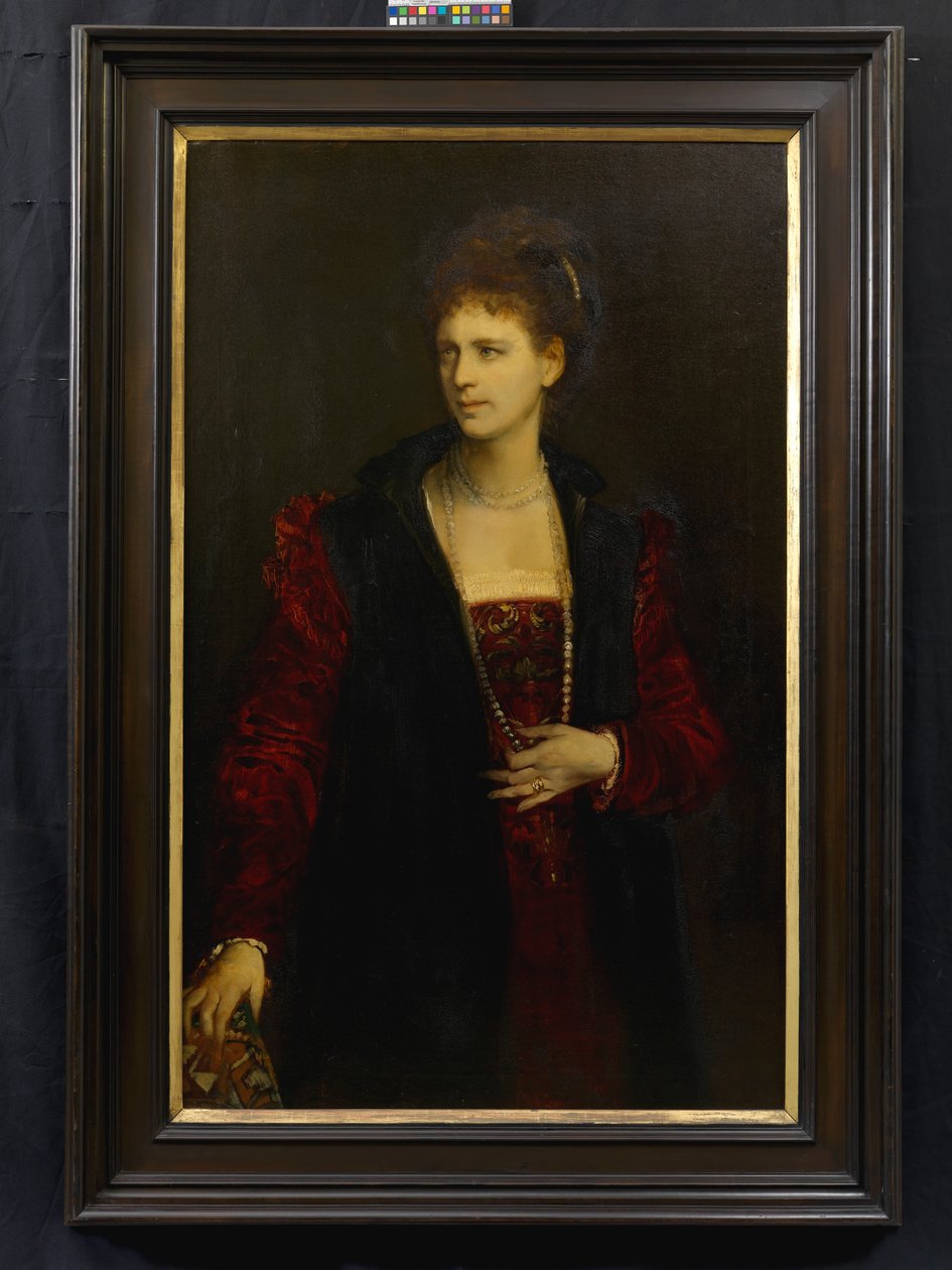 Zerline Gabillon, född i Würzburg (1834–1892), skådespelerska av Hans Makart