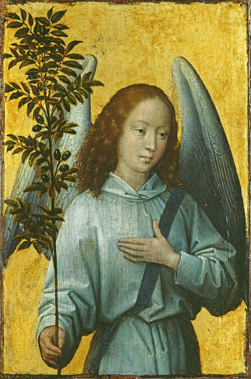 O le Agelu o loo uuina le lala o le Olive av Hans Memling