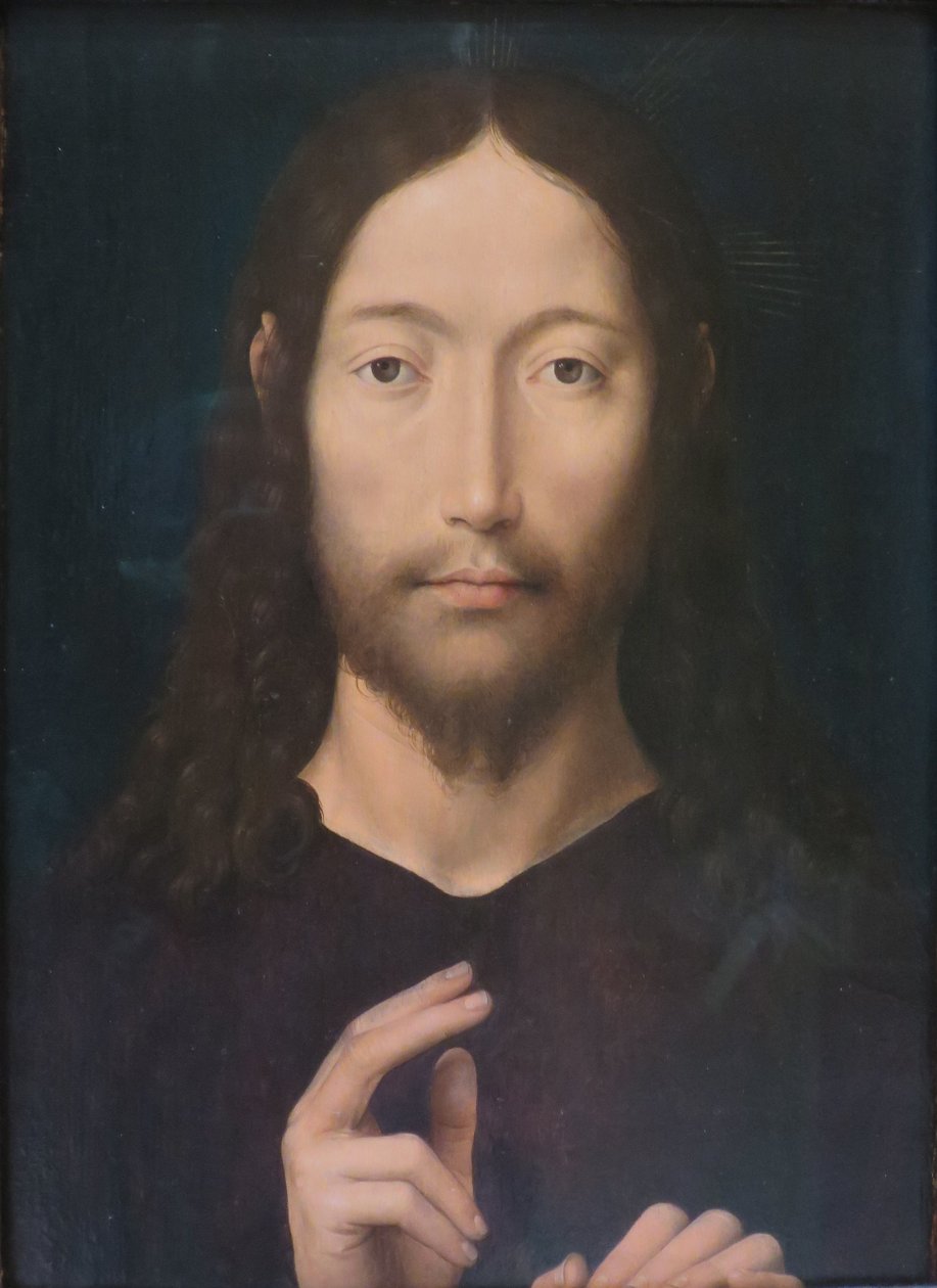 Kristus ger sin välsignelse av Hans Memling