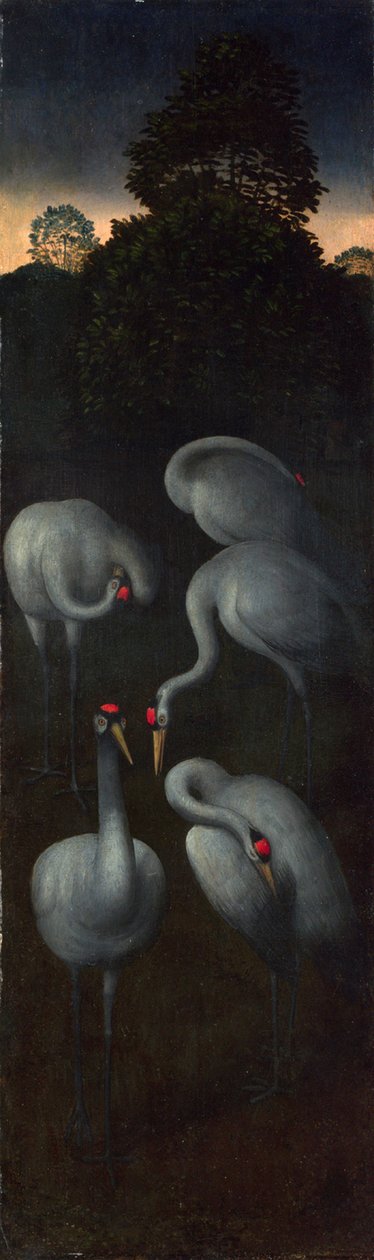 Kranar Baksidan av en panel från en triptyk, ca. 1480 av Hans Memling
