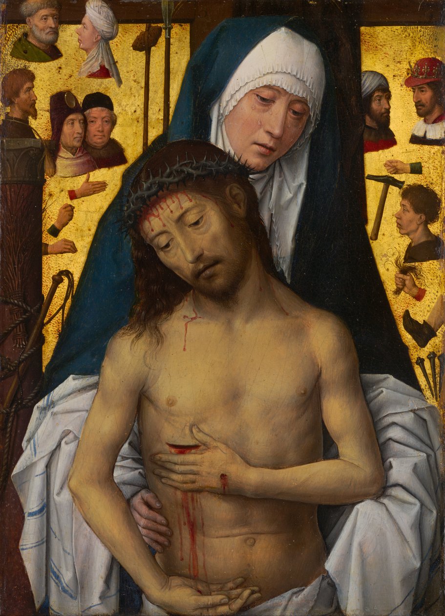 Jungfru Maria visar sorgens man av Hans Memling