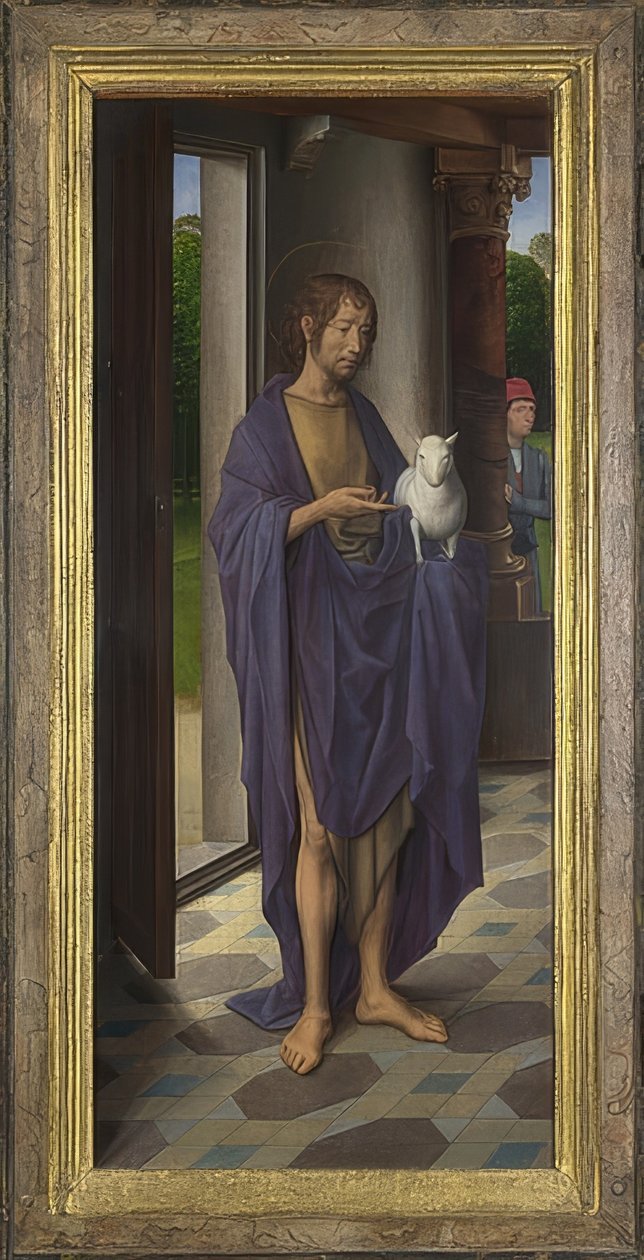 Sankt Johannes Döparen. Omkring 1478 av Hans Memling