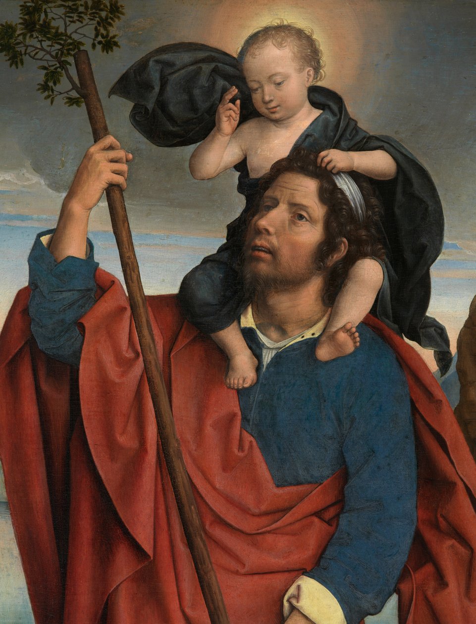 Detalj av Triptyken av Willem Moreel av Hans Memling