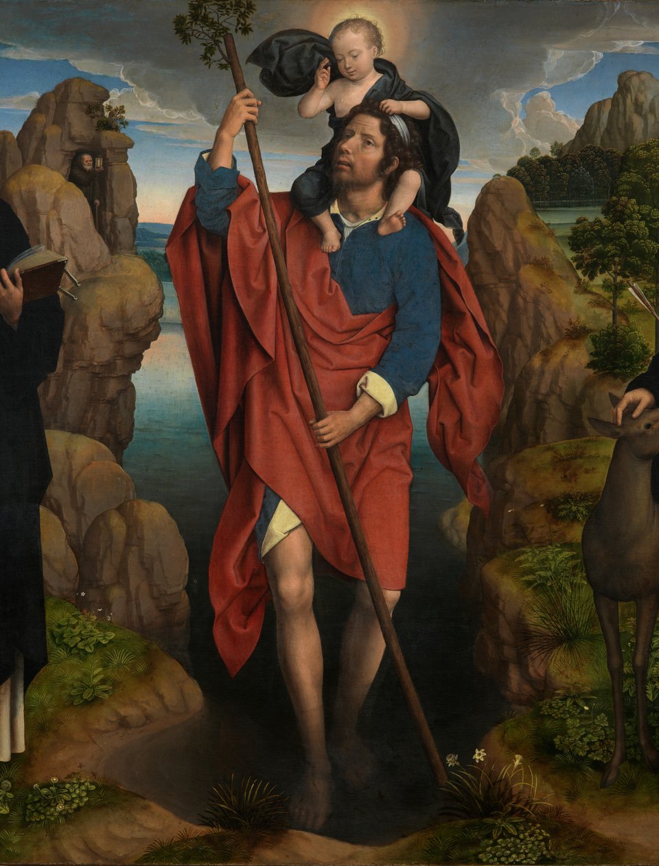 Detalj av Triptyken av Willem Moreel av Hans Memling