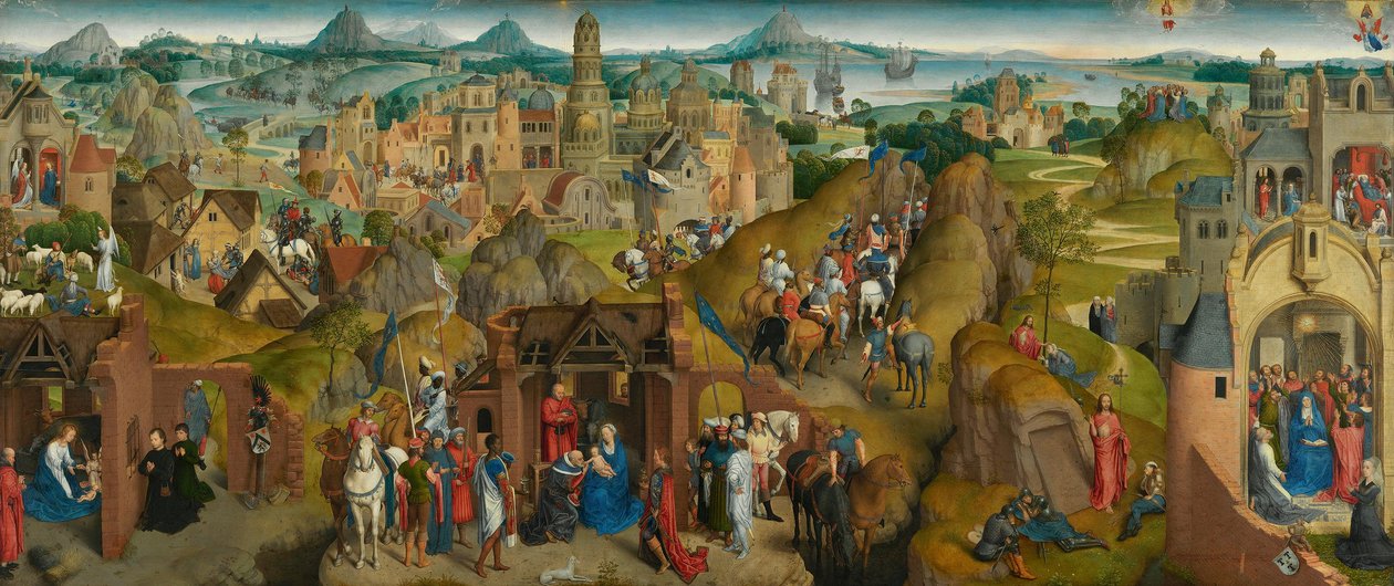 Marias sju glädjeämnen av Hans Memling