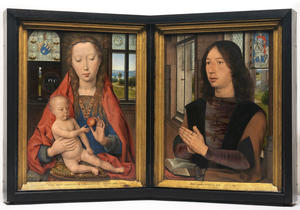 Diptyk eller Maarten van Nieuwenhove av Hans Memling