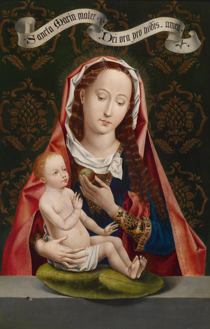 Madonna av äpplet av Hans Memling