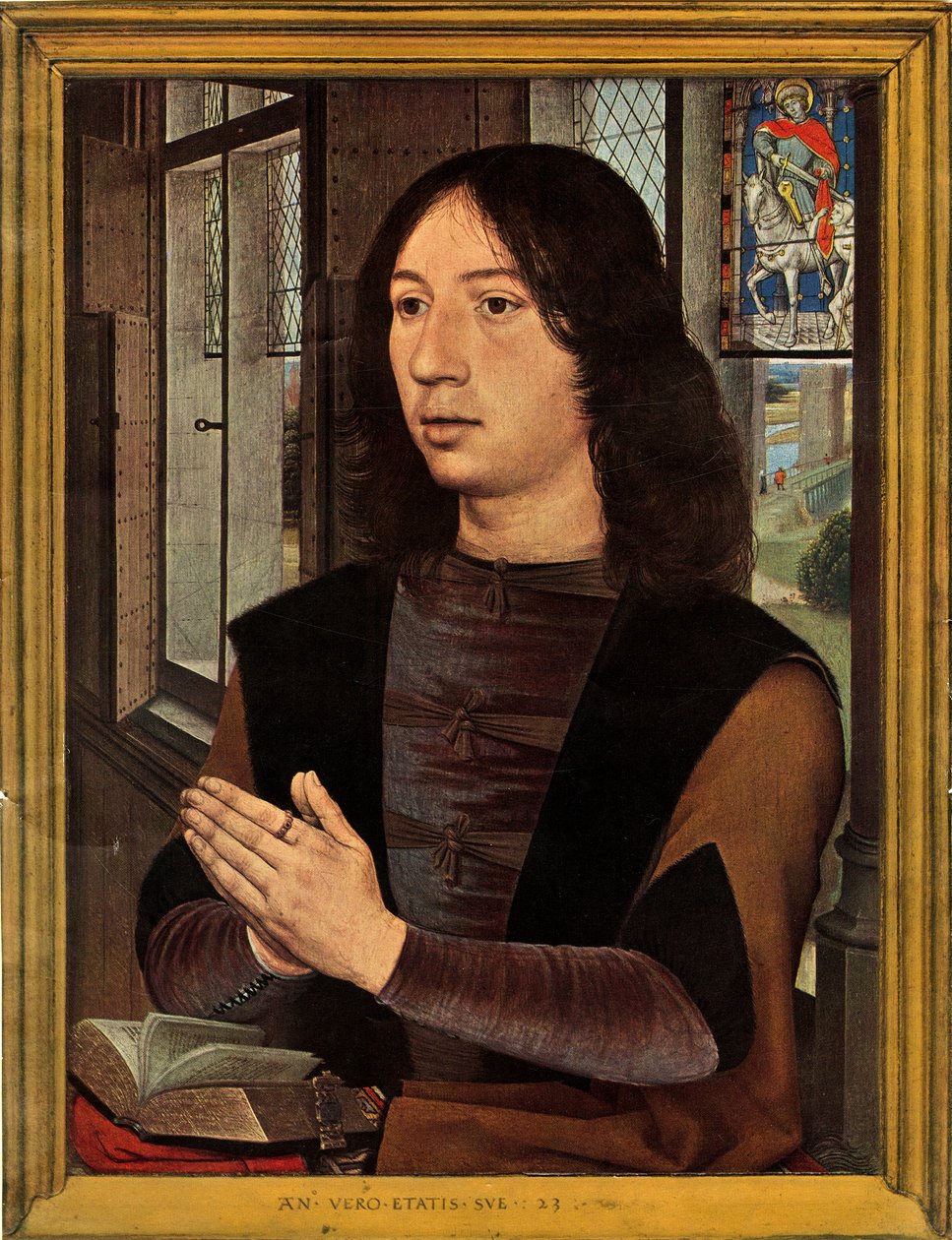 Porträtt av Martin Van Nieuwenhowen, 1478. av Hans Memling