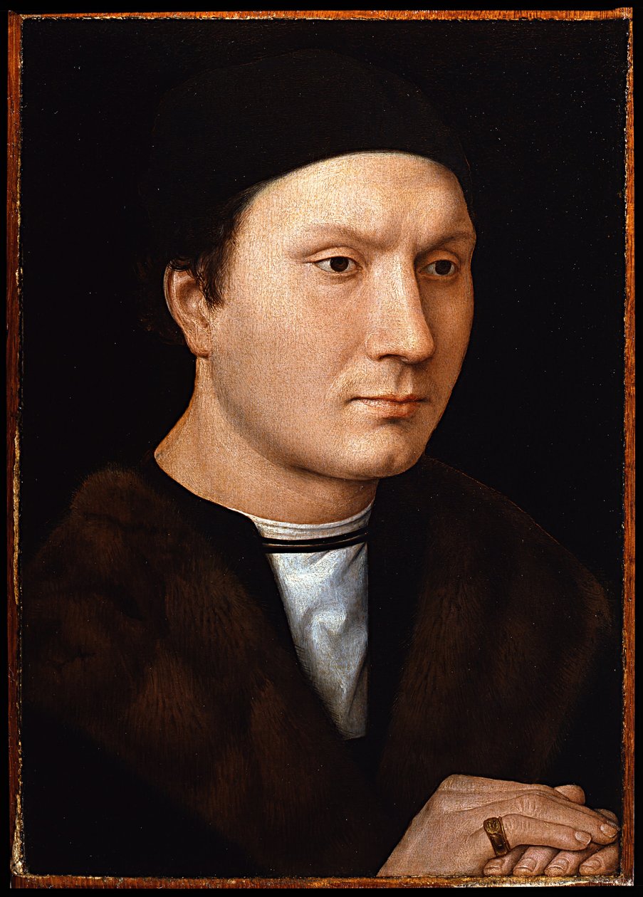 Porträtt av en okänd man, ca 1485 av Hans Memling