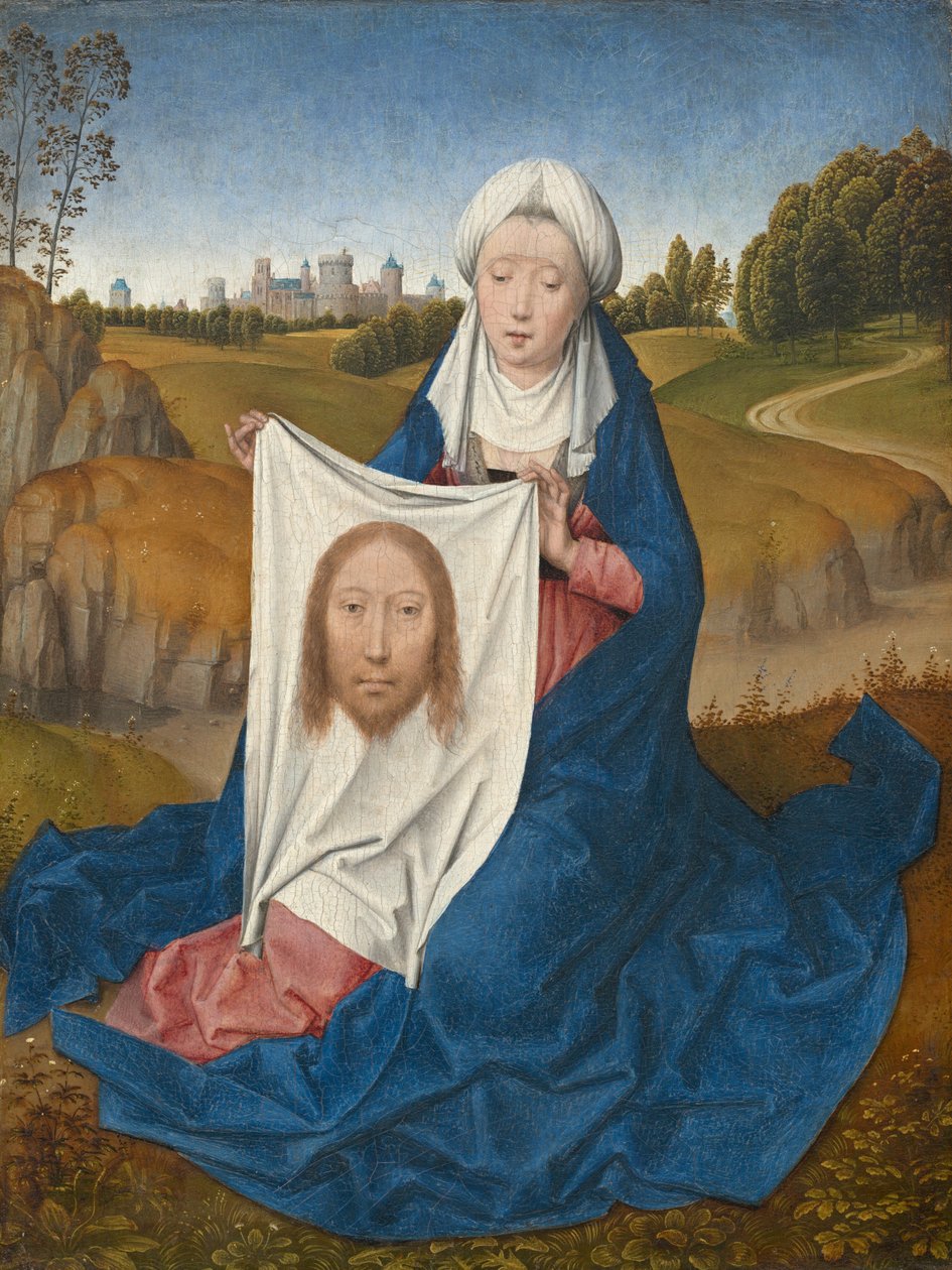 Saint Veronica [framsidan] av Hans Memling