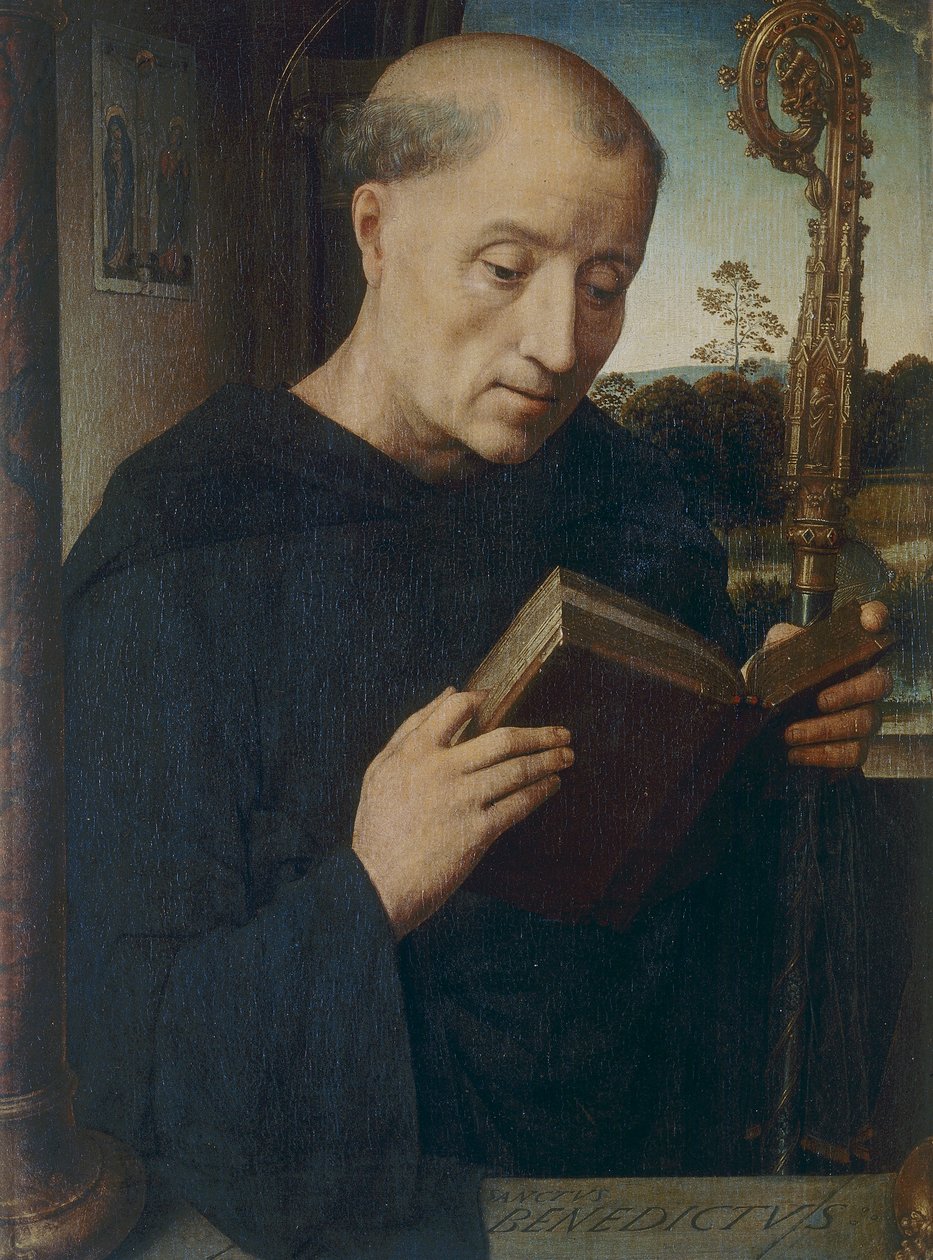 St Benedictus, 1487 av Hans Memling