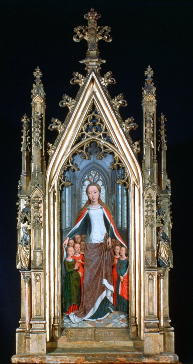 St Ursula Shrine, St Ursula and the Holy Virgins, 1489 av Hans Memling