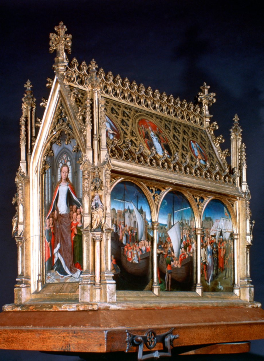 St Ursula Shrine, St Ursula and the Holy Virgins, 1489 av Hans Memling