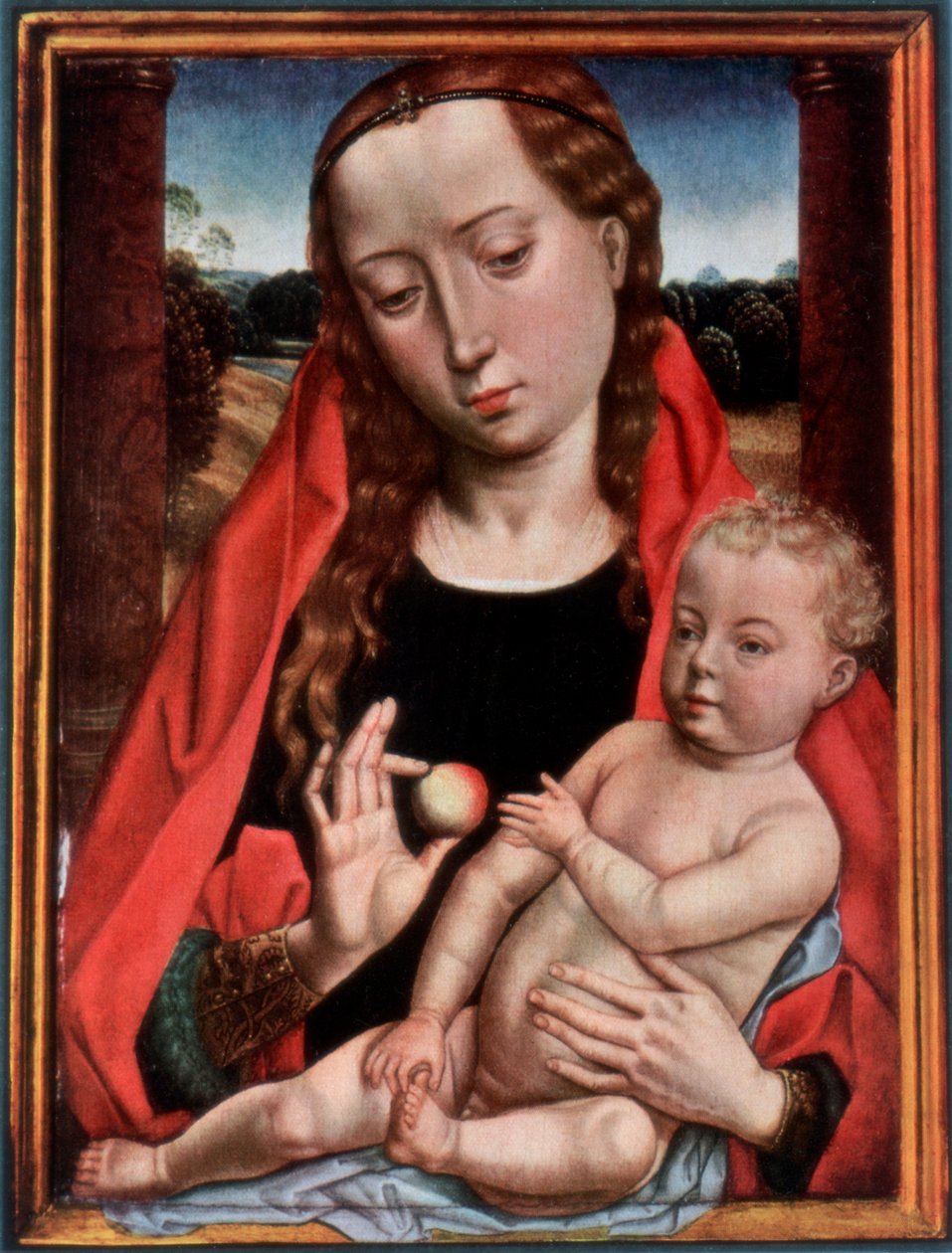 Madonnan och barnet, 1927 av Hans Memling