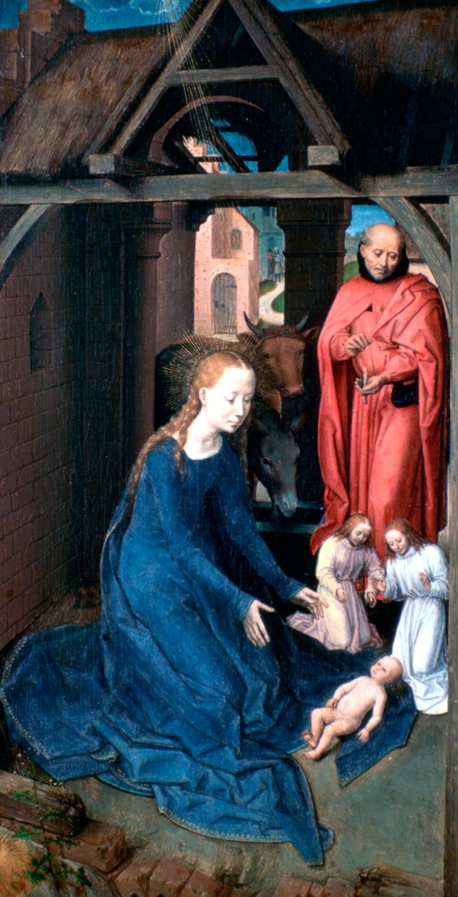 Triptyk av Jan Florain, detalj, 1479 av Hans Memling