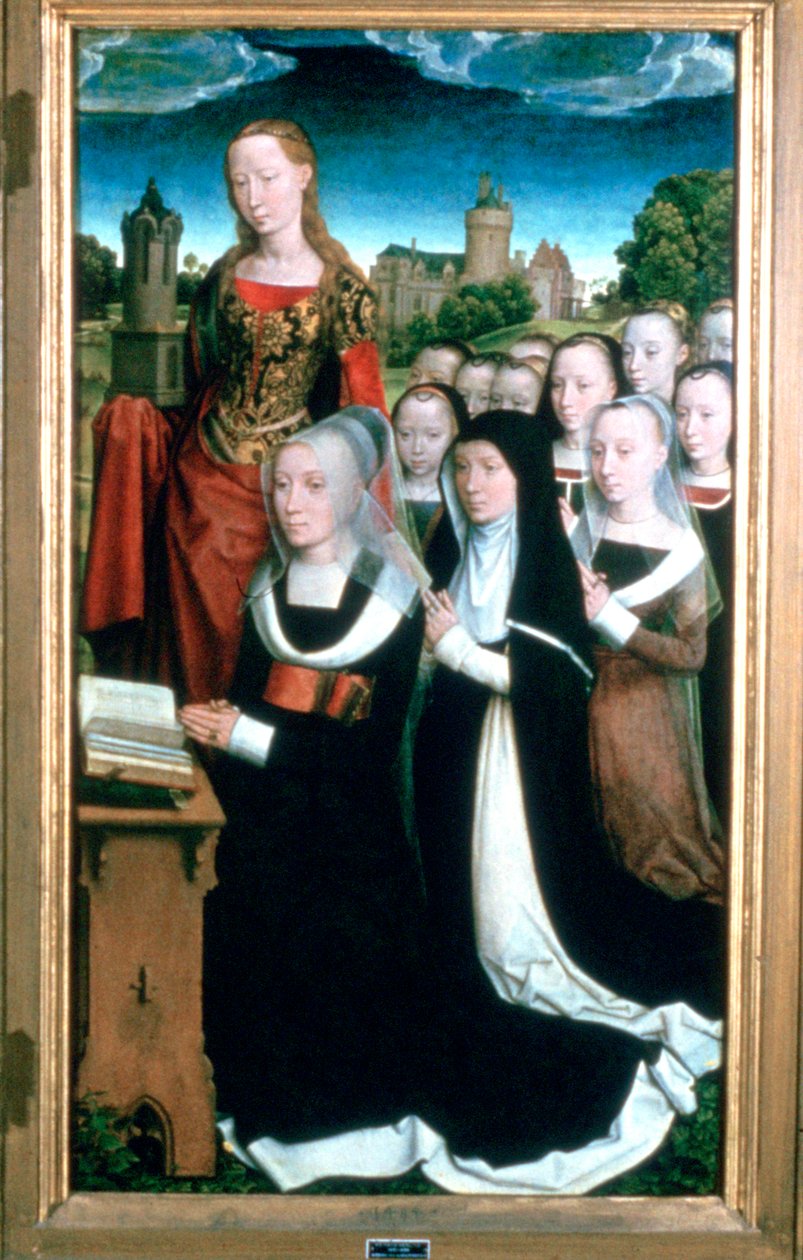 Triptyk av familjen Moreel, detalj, 1484 av Hans Memling