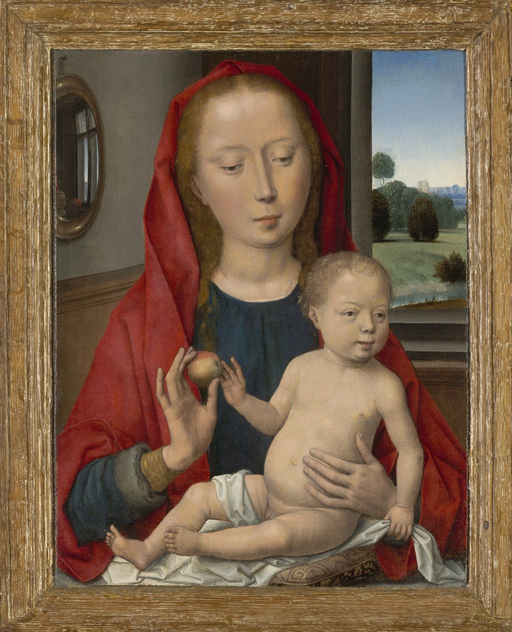 Jungfru och barn, 1485-90 av Hans Memling
